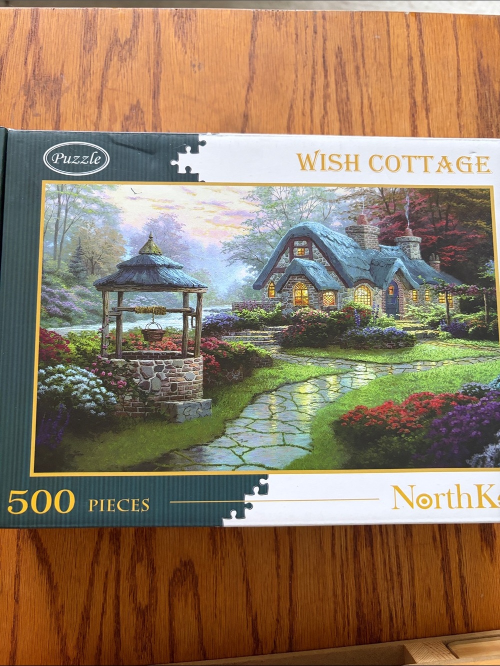 NorthKe - Wish Cottage 500 Piece Jigsaw Puzzle - Multi-Color